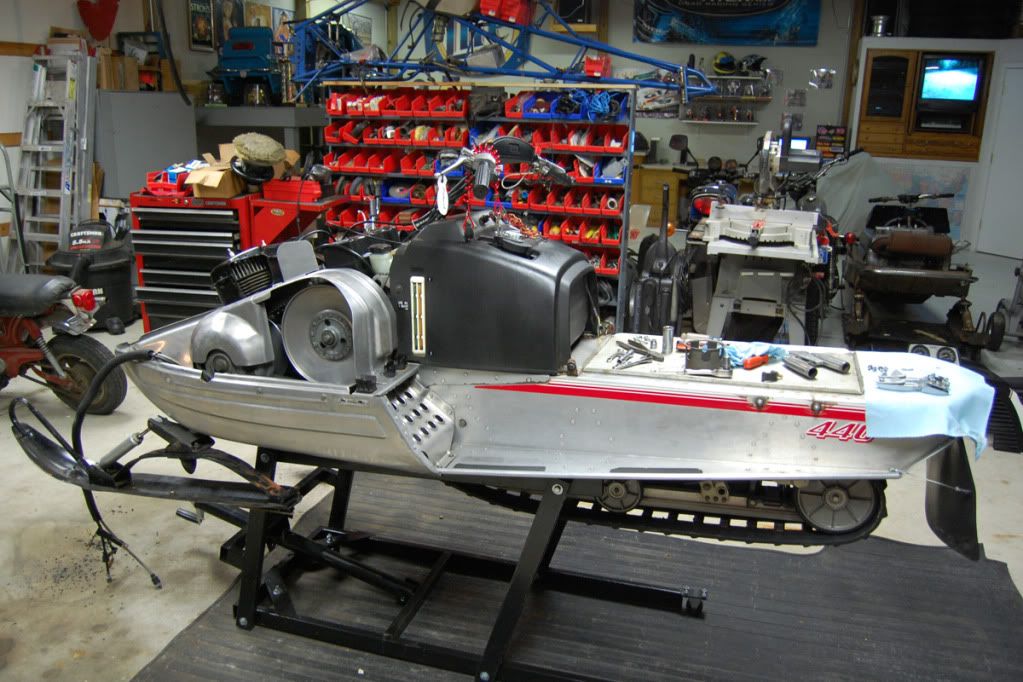 Psuedo Restoration on a '78 Yamaha Exciter 440 (Photo heavy)